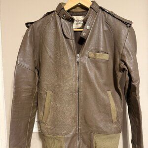 Vintage Sheep Mates Members only leather jacket size 36